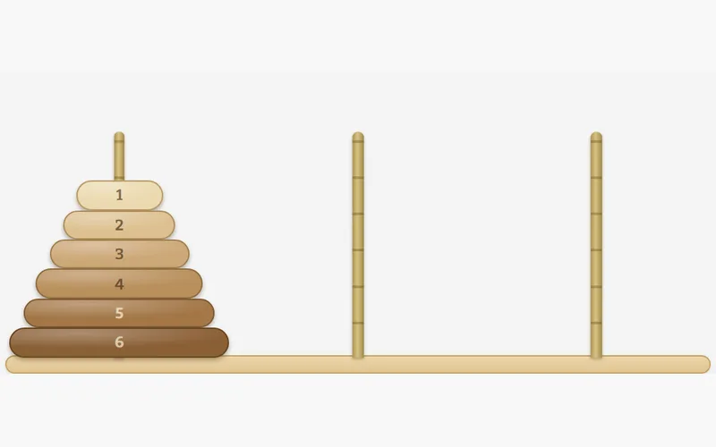 Tower of Hanoi game preview